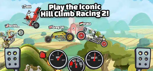 تحميل لعبة Hill Climb Racing 2 مهكرة 2023 اخر اصدار [المال والجواهر] title=